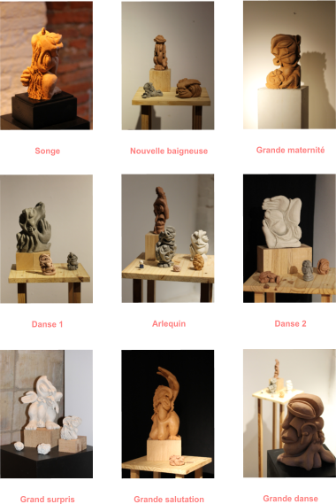 Songe Nouvelle baigneuse Grande maternité Danse 1 Arlequin Danse 2 Grand surpris Grande salutation Grande danse